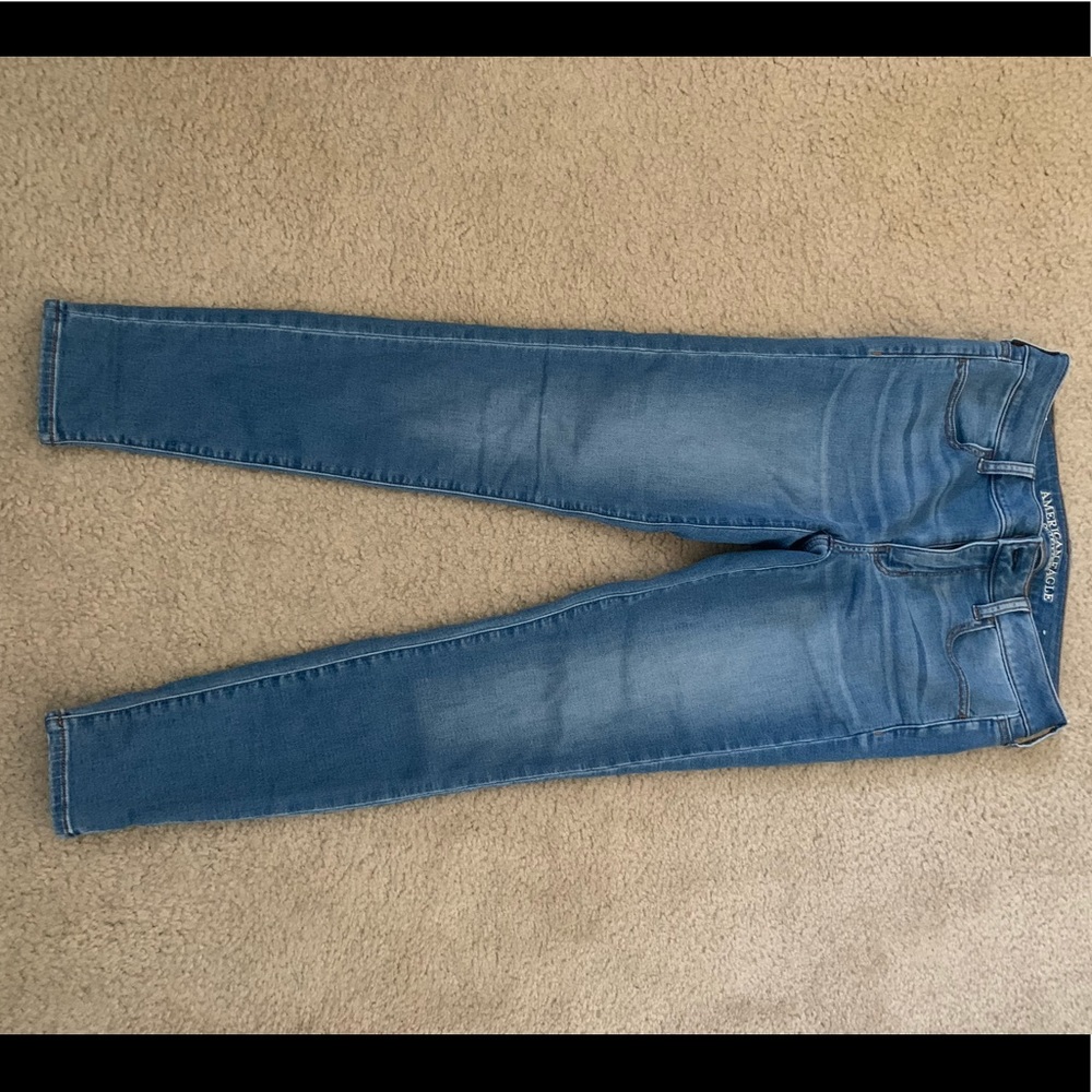 American Eagle Jegging Light Colored Jeans Size 8
